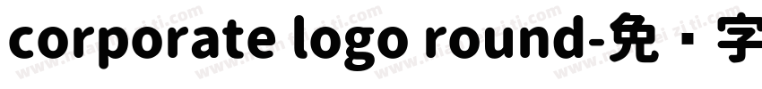 corporate logo round字体转换